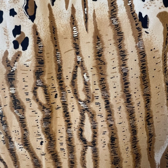 3/$15 Jackets Galore Animal Print Zip Up Jacket - Picture 7 of 7